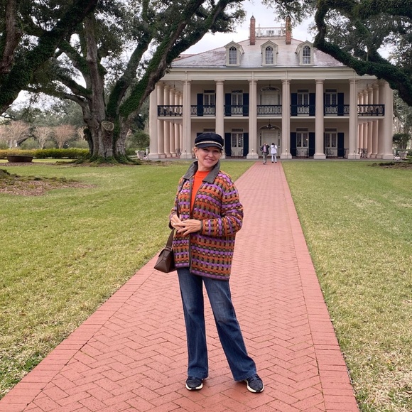 SIGRID OLSEN Open Cardigan Jacket Leather Trim Multi-Color Wool Size 1X - Picture 2 of 7